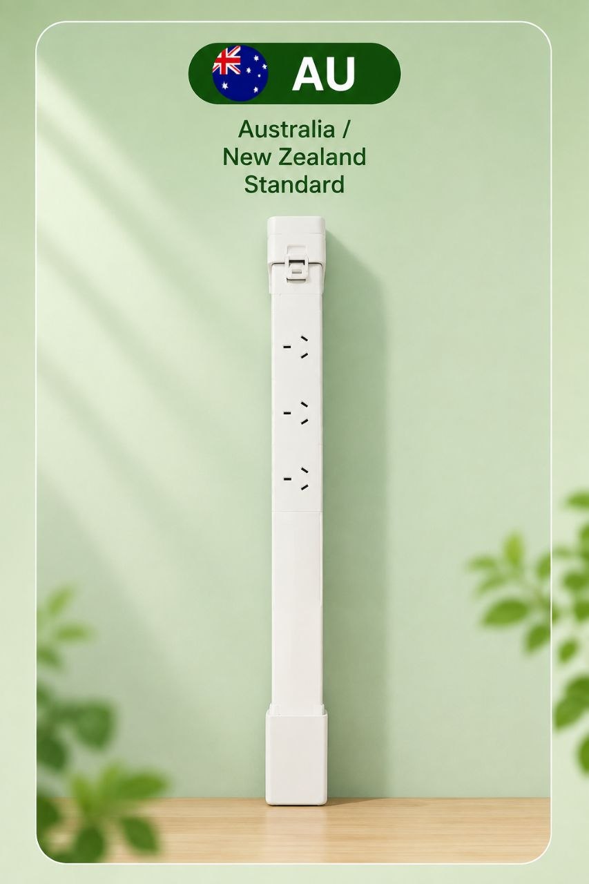 Bedside Table Power Strip With Adjustable Extension Arm